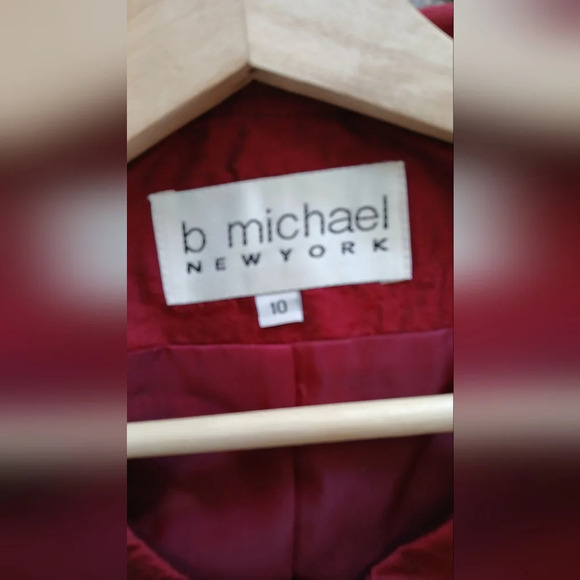 B. Michael New York 100% Silk 2 Piece Matching Skirtsuit Skirt & Jacket Suit 10 - Picture 9 of 10